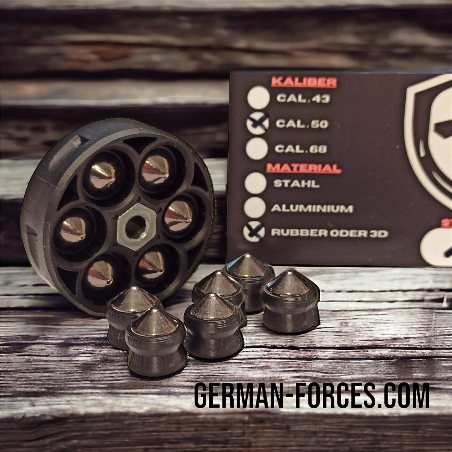 12x Diabolos HDR50 | TR50 | CaI 50 | passgenau | Metall+3D Druck