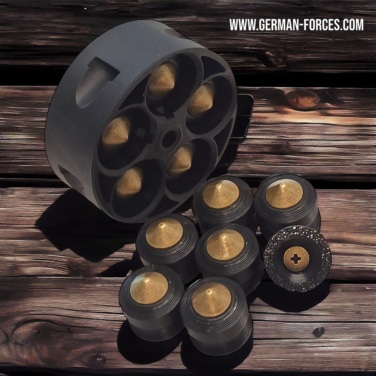 10x HDR 68 | TR 68 DESTROYER Messingkopf Munition Cal 68 3D-Druck