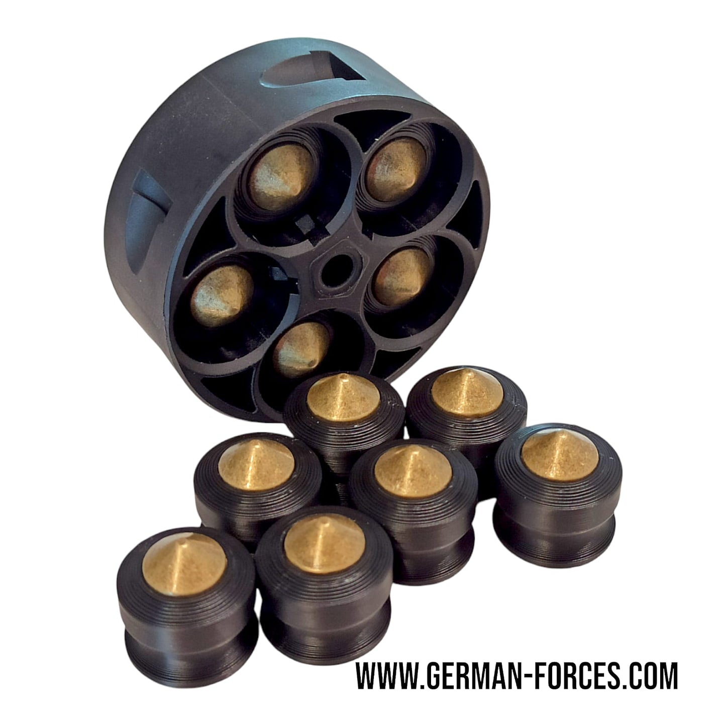 10x HDR 68 | TR 68 DESTROYER Messingkopf Munition Cal 68 3D-Druck