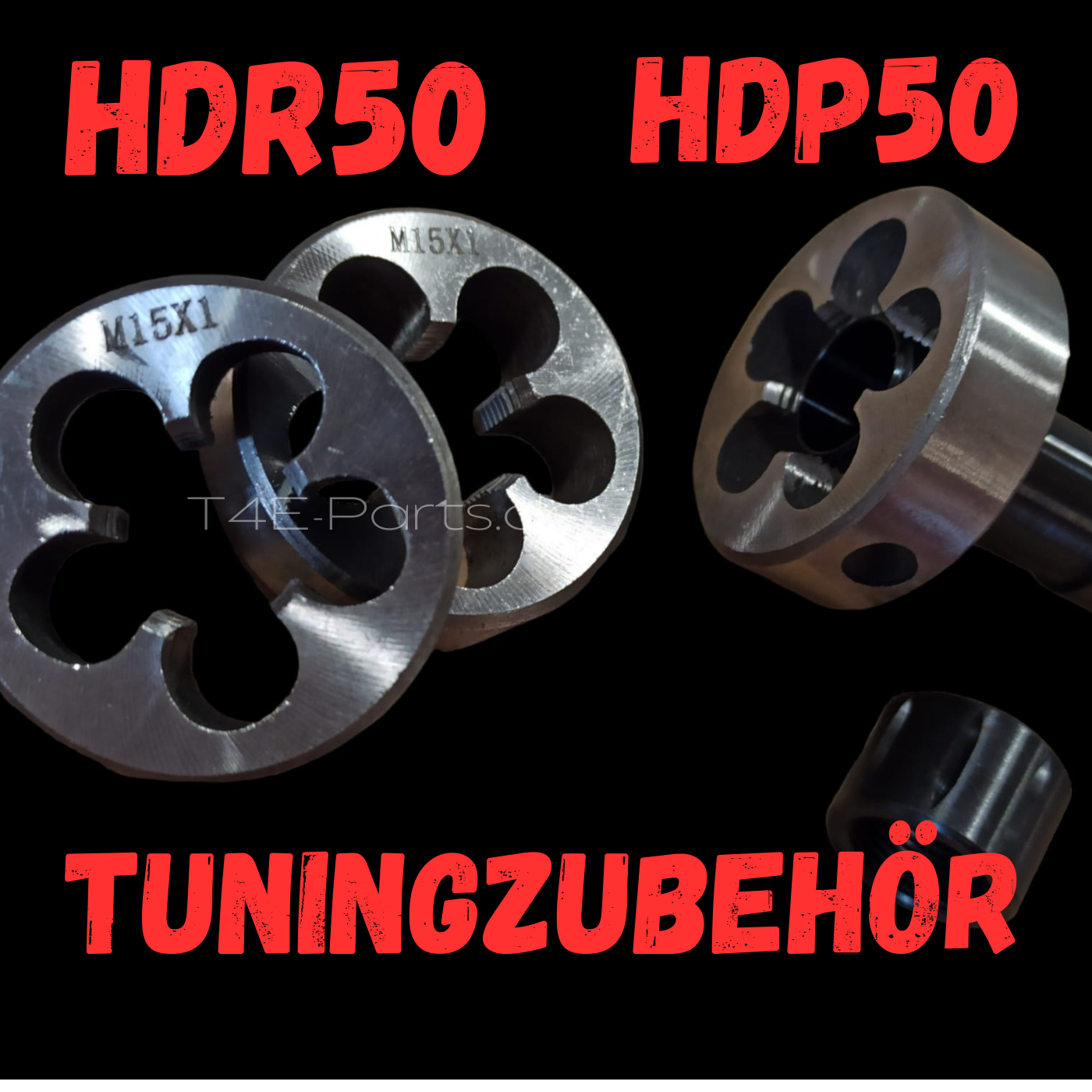 HDR50 | HDP50 | TR50 Gewindeschneideisen M15x1 für Tuninglauf oder Eigenbau